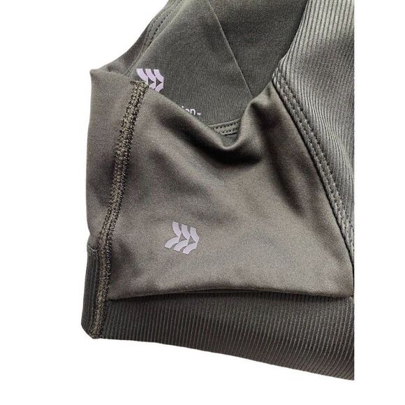 All In Motion‎ Sports Bra Womens SMALL Dark Green Very Soft Removable-Cup… - Picture 7 of 13